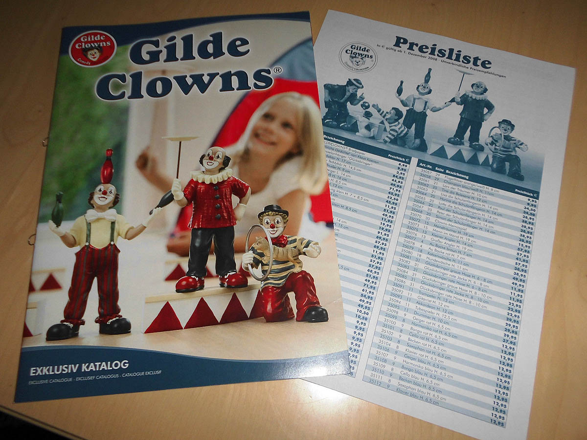 Kataloge GildeClownsSammler